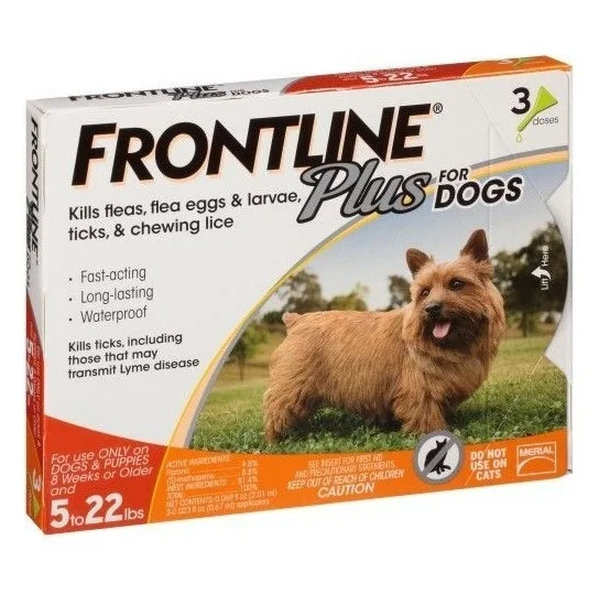 Direct Supplier Of High Quality Frontline Plus Flea & Tick Treatment for Dogs (Small Dogs 5-22 Pounds) Wholesale Price