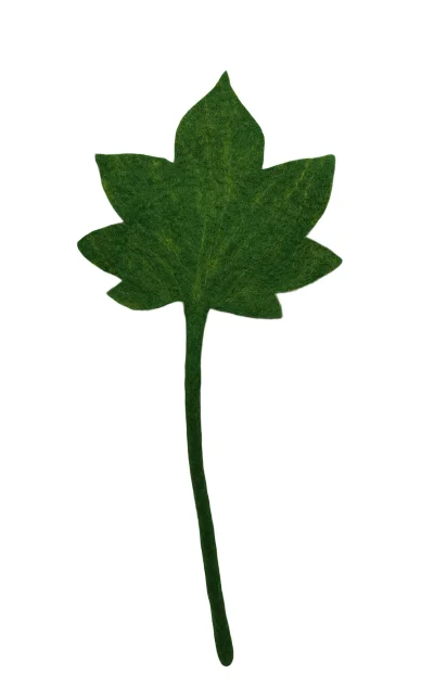 Wool Felt artificial flowers leaf perfect craft for Home decor, Festive Decorations, and wedding centerpieces hand-made in Nepal