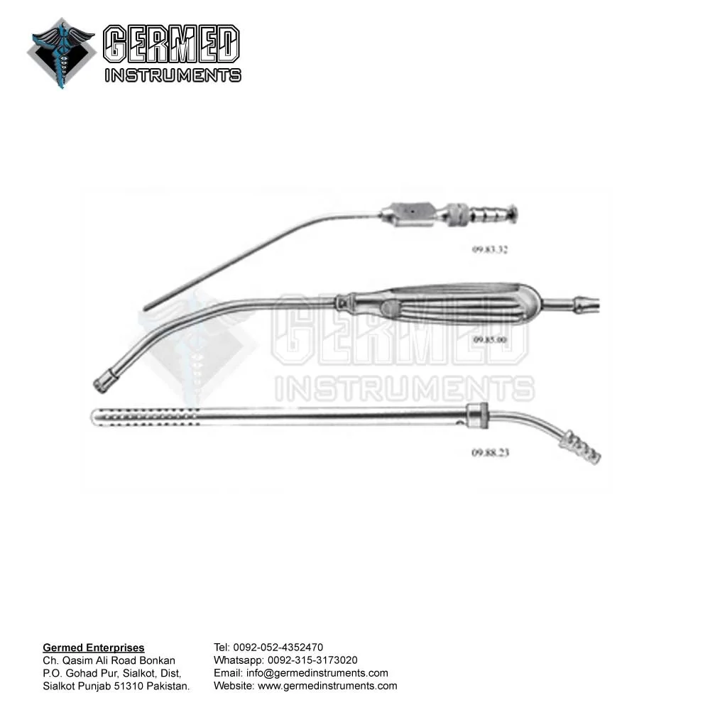 Sialkot Pakistan Made Manufacturer Supplier Top Seller Andrews-Pynchon Suction Tube Surgical Instruments By GERMED ENTERPRISES