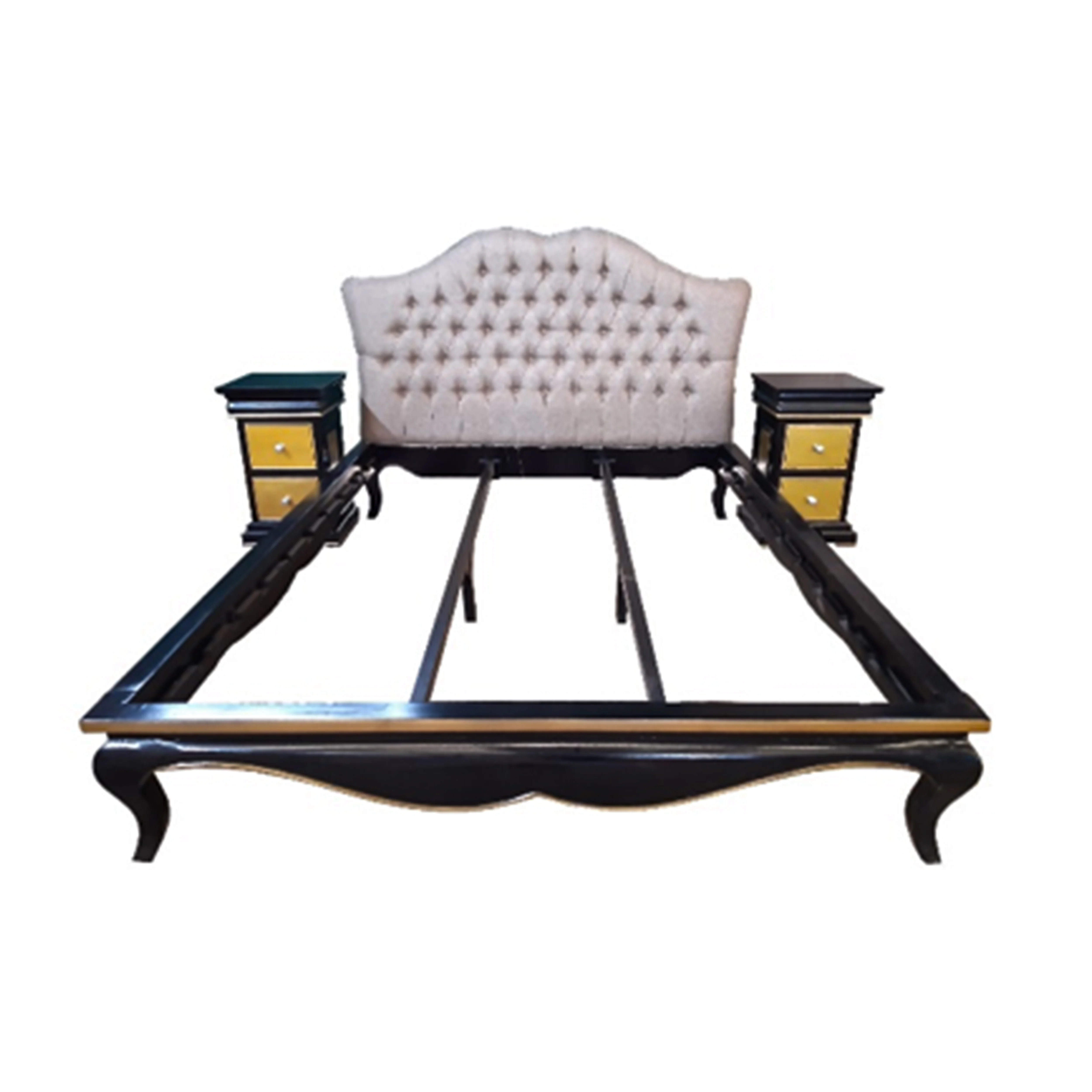 Solid Wood Victorian Bed Frame with Mattress Contemporary Design Wall Bed for Home Furniture New Product