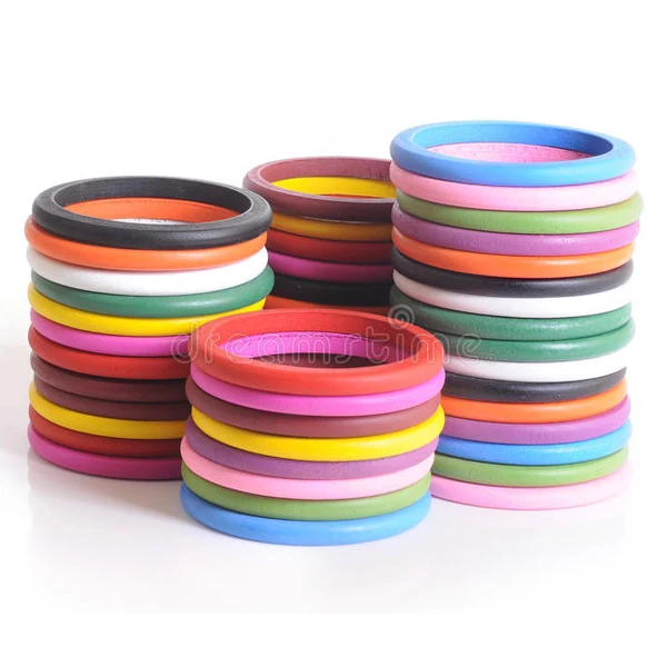 Colorful Wooden Resin Fashion Bangle Handmade in India