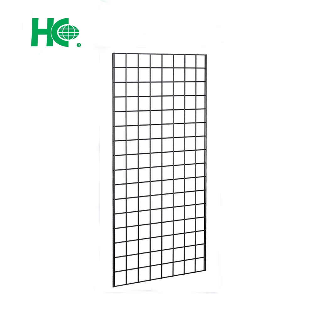 Metal grid clothing display racks stand