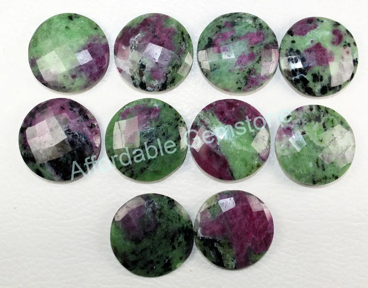 Natural ruby josite round shape beads handmade gemstone polished gemstones top drilled stones affordable gems beads and gems