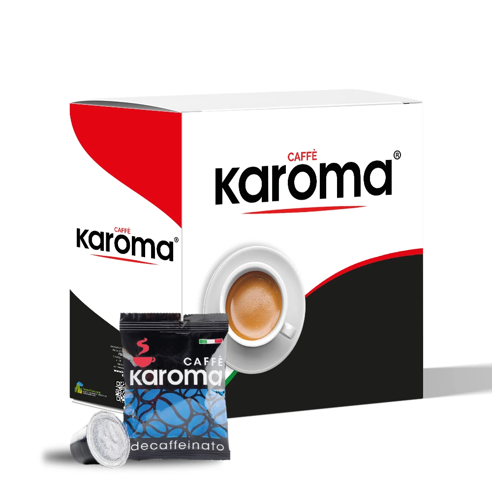 Итальянские кофейные капсулы, совместимые с системой Nespresso, частная марка DECAFFEINATED Blend