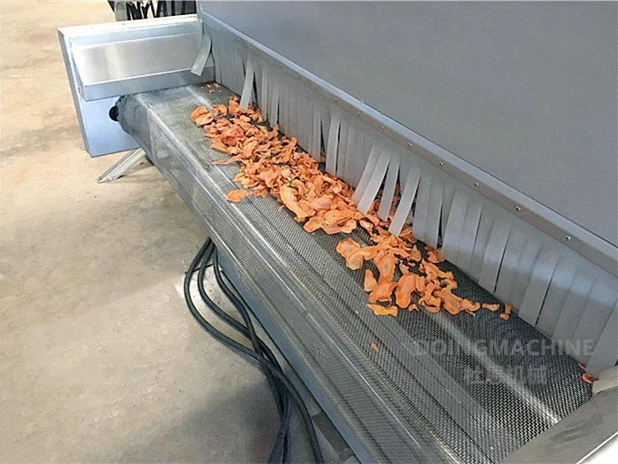 Industrial belt dryer machine for hemp leaves seaweed