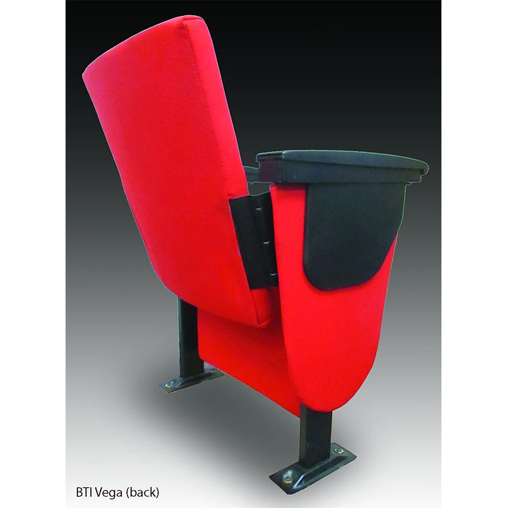Auditorium Chair VEGA Lecture Hall Long Lasting Solid Material Strong Metal Pedestal High Comfort Moulded