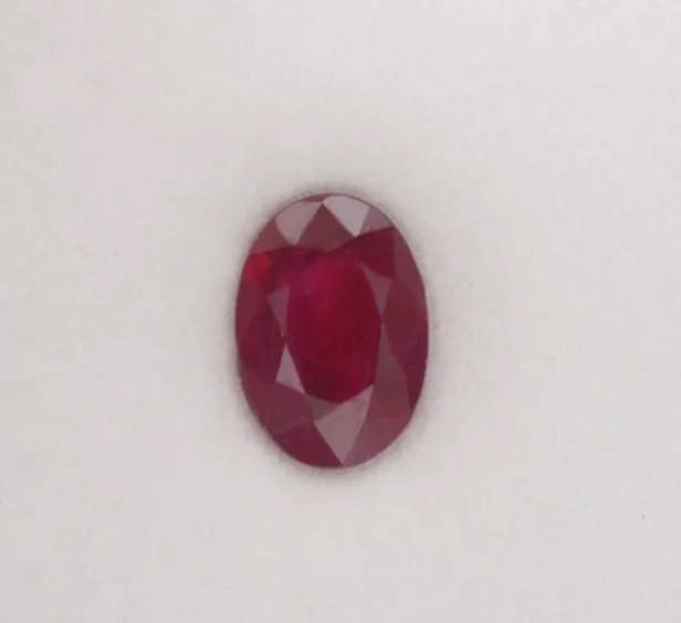 
1.09Carat Pure Red MOZAMBIQUE Ruby Oval Shape IGI Certified Loose Gemstone Ruby Stone Precious GemStone By Real Gems Free Ship 