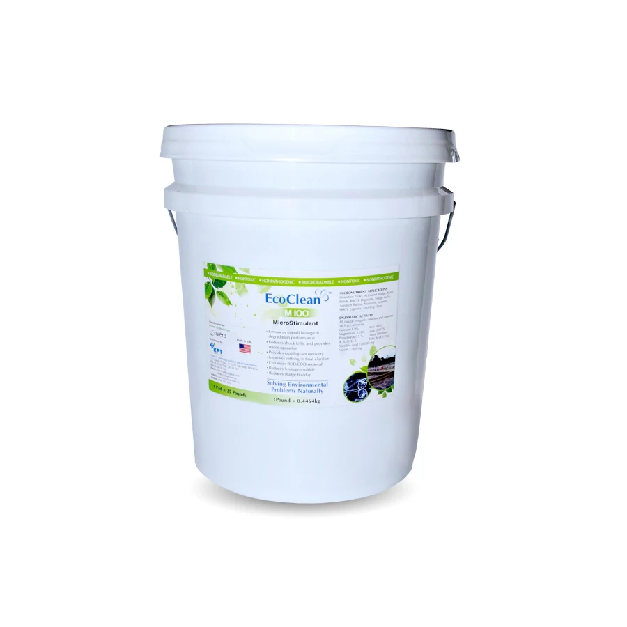 Micronutrient Supplement To Increase Activity, Floc formation - EcoClean M100 - 25 Lbs - Eco-Friendly