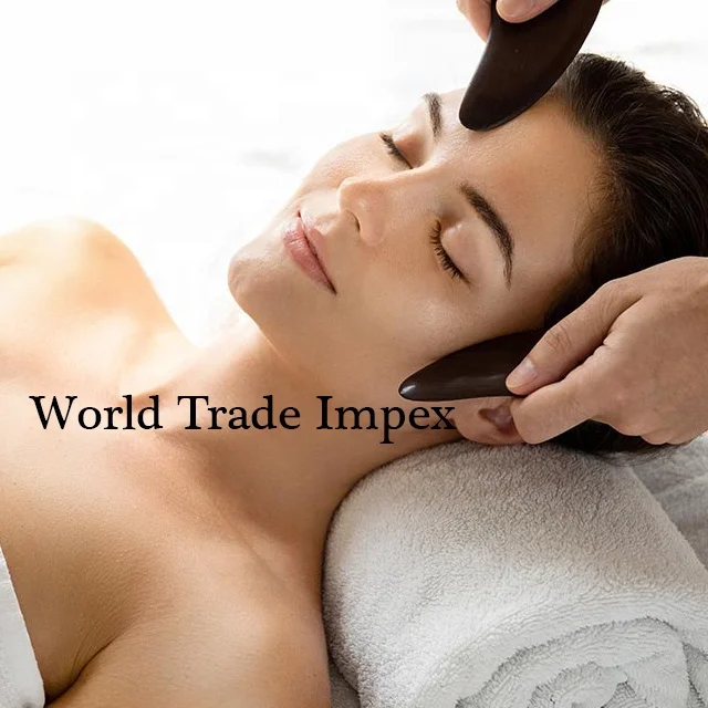 Natural ox horn massage tool handmade gua sha for facial body massage