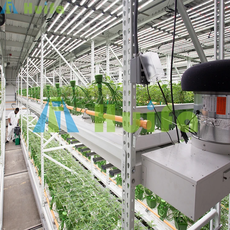 Прямая Заводская поставка, подвижная вертикальная стойка для выращивания растений в теплицах