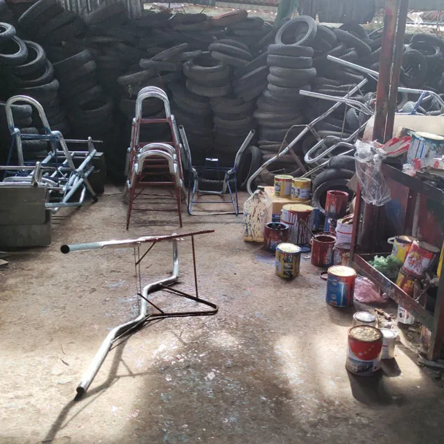 Plastic Tray Pure Mini Wheelbarrow Kit Electric Motor Power Drum Rubber Origin from Vietnam with Solid Thickness 5-5.5mm Lachong