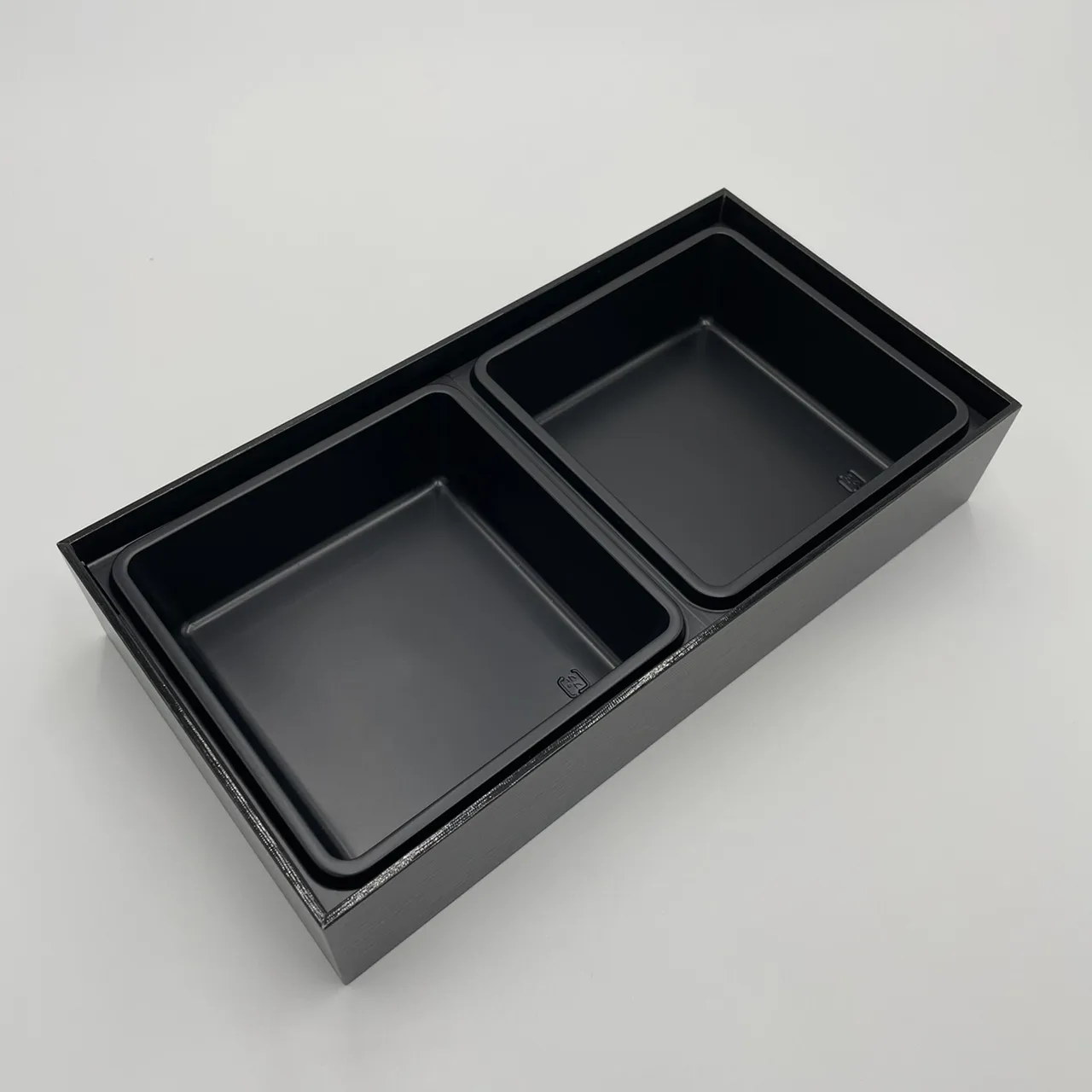 Disposable food container designer bento box with compartment sushi restaurant  hotel to go delivery meals 0-1L