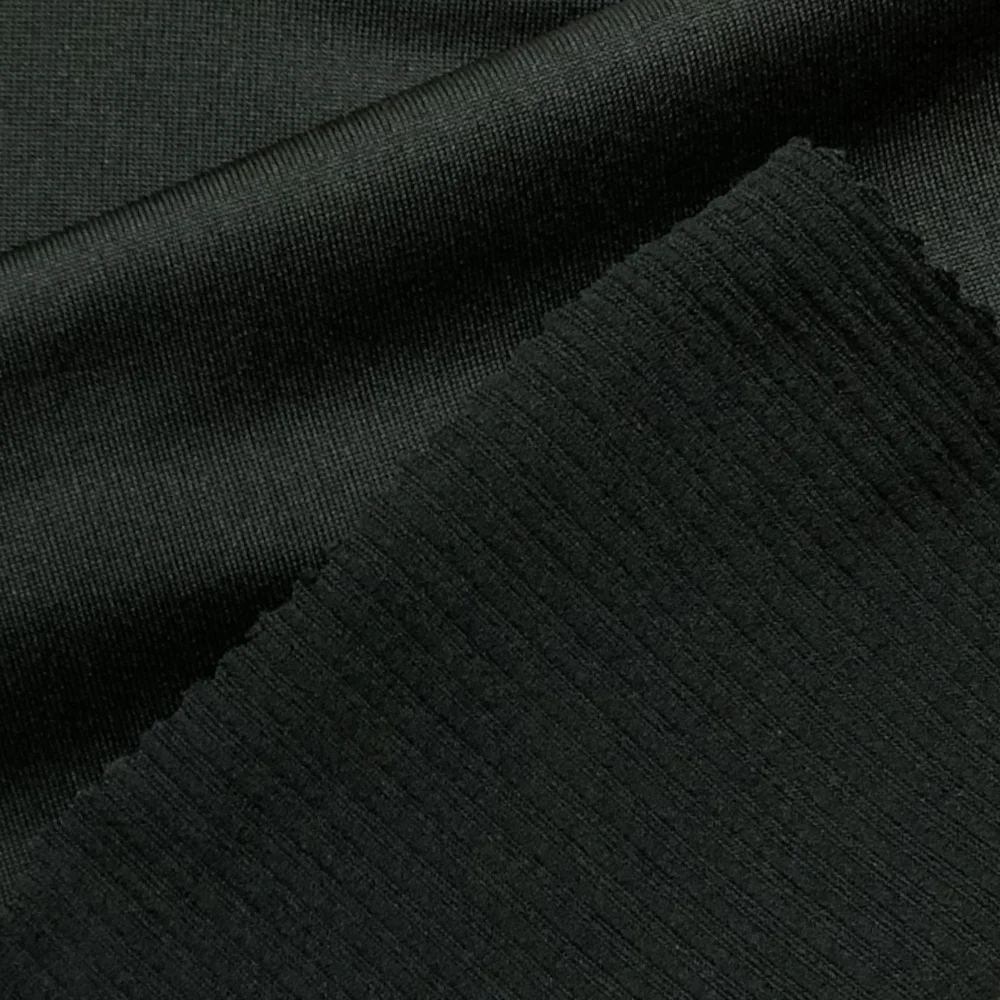 Strong Stretchability 93%POLYESTER 7%SPANDEX Piece Dye Single Jersey Fabric with Wicking Finish