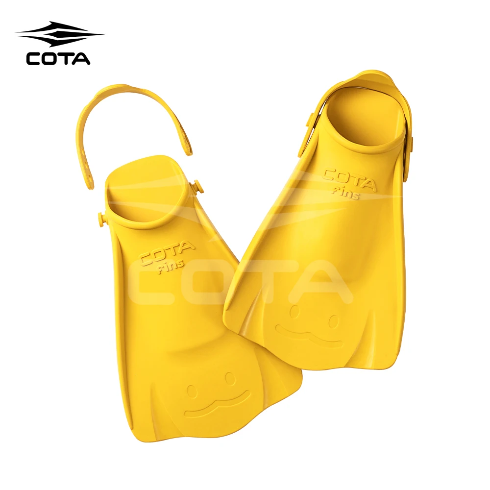 
Легкие резиновые ласты с открытым каблуком для подводного плавания, Детские ласты для водных видов спорта, дорожное снаряжение и плавательные ласты с коротким лезвием 