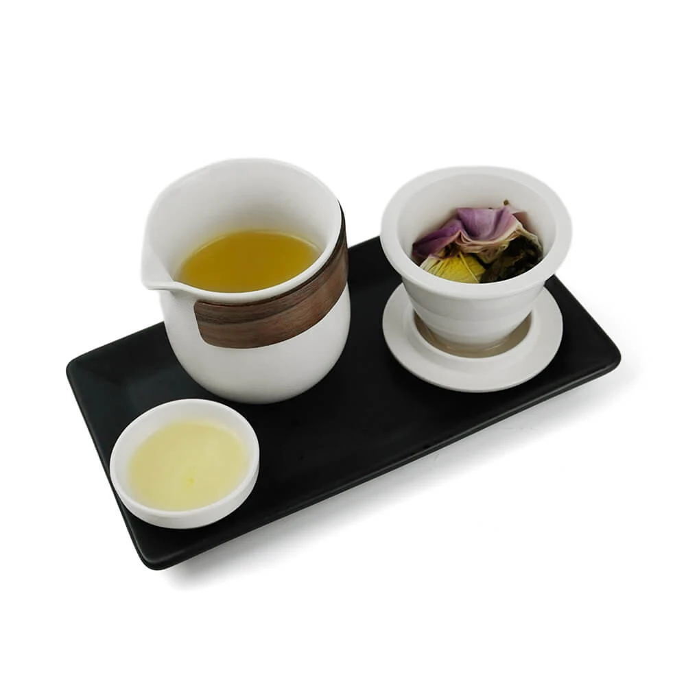 Hand Made Frozen lotus flower tea Herbal Green persistent insomnia improve sleep