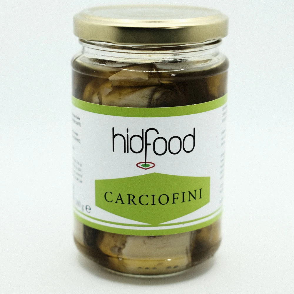 Private label Made in Italy high quality food products ready to eat canned vegetables artichokes in oil