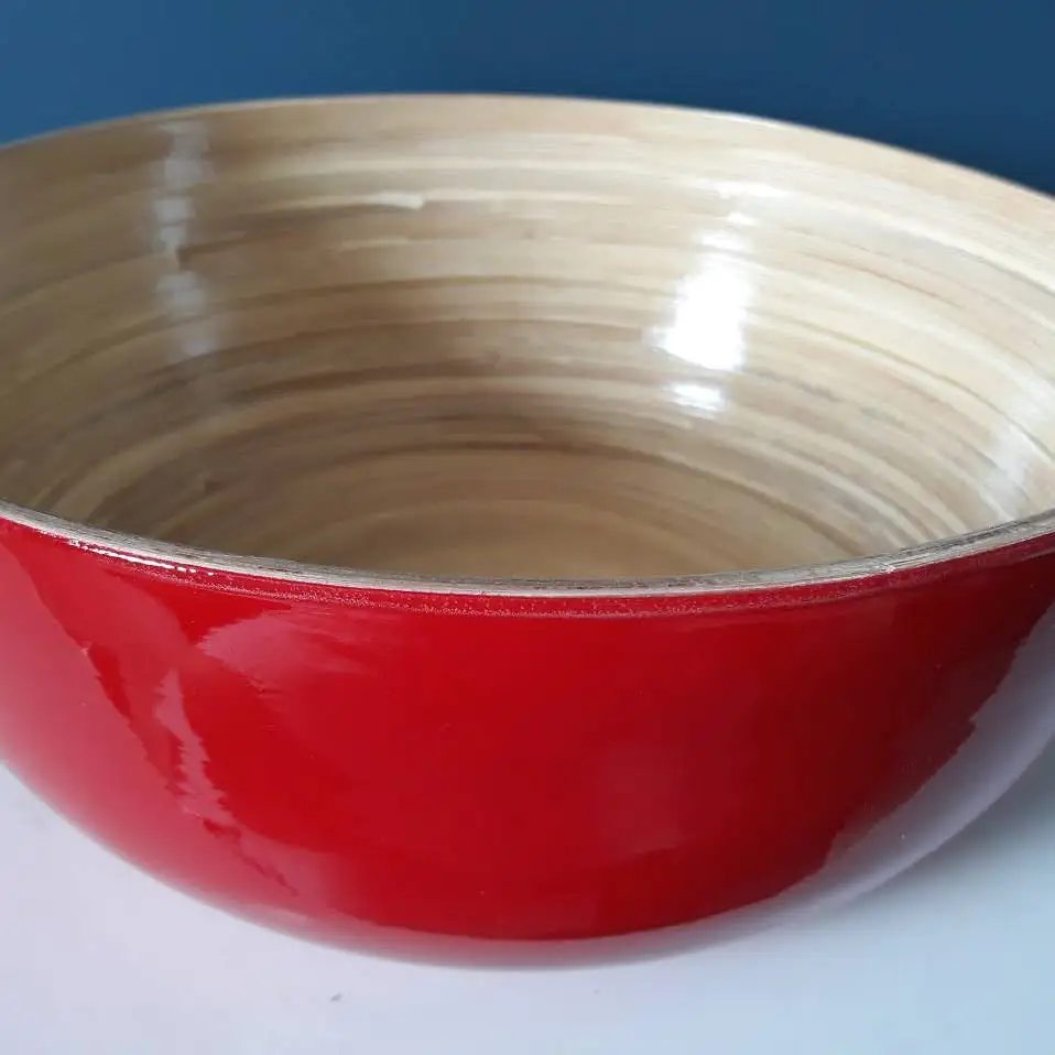 Vietnam Bamboo Bowls Wholesale.Quality, Good Quality Bamboo handicraft Natural wood bowl Bamboo fruit bowl Homeware
