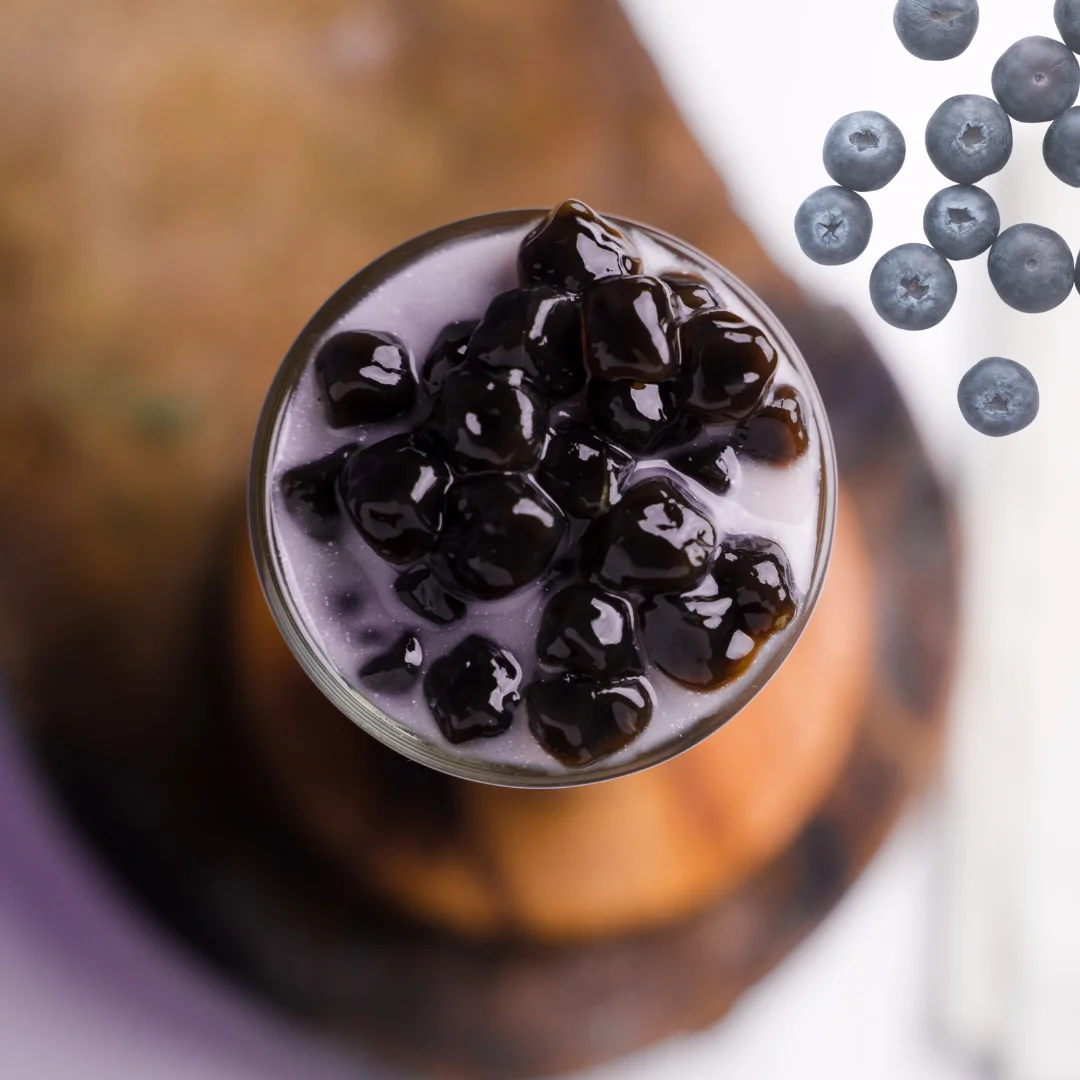 blueberry Flavored boba oat milk powder