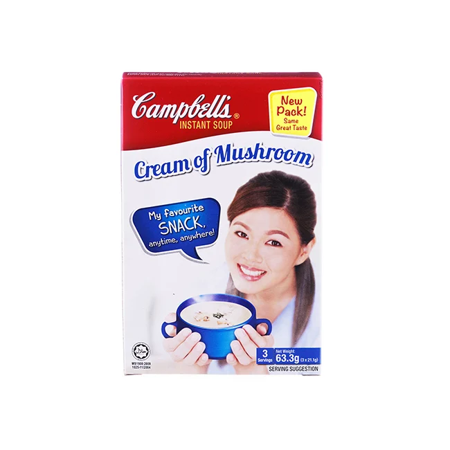 High Quality Creme Mushroom Instant Soup Healthy Soup Perfect For Breakfast Instant Soup Powder In Convenient Individual Pack