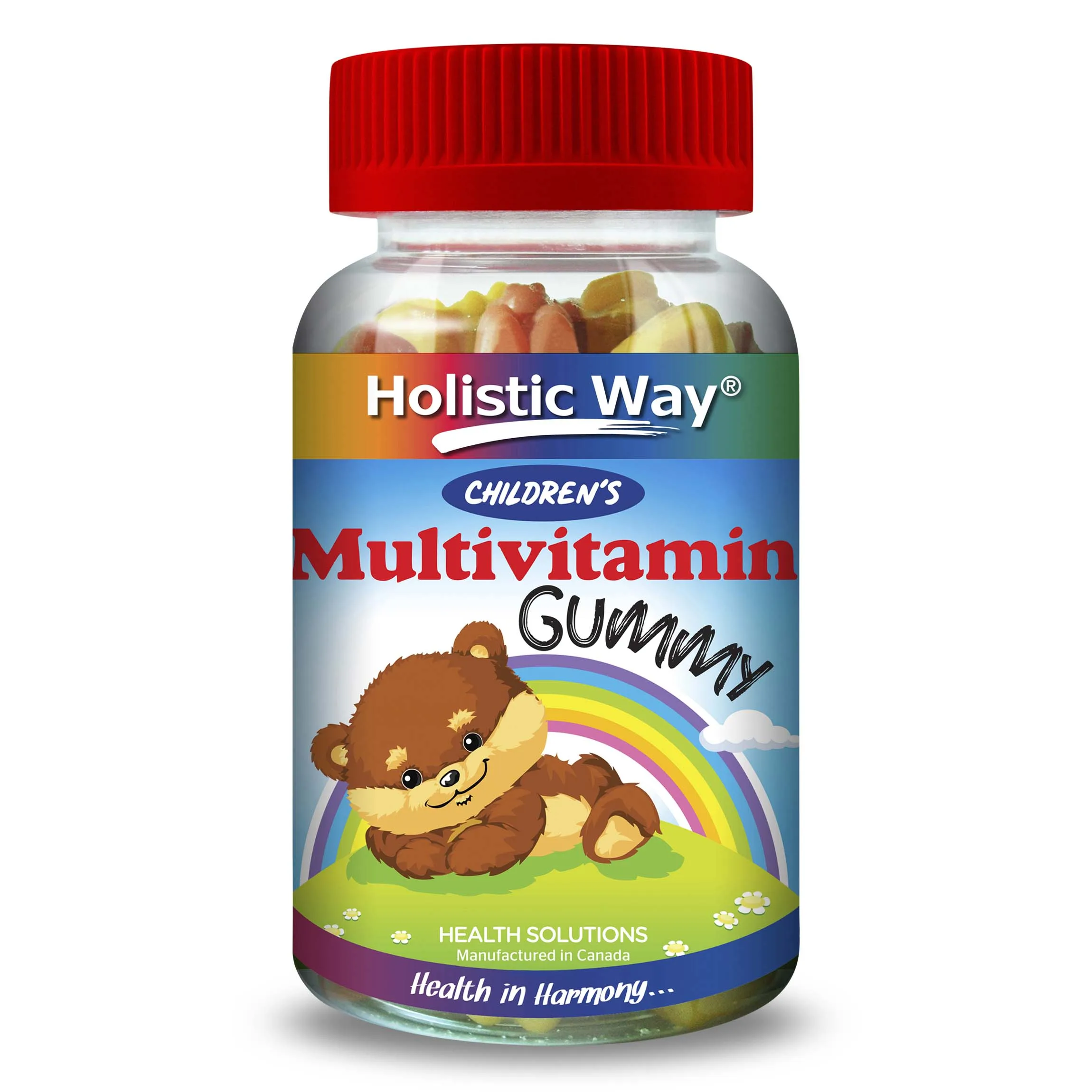 Children Multivitamin Gummy (90 Gummies) Improve Immune System And Anti-Fatigue Holistic Way From Canada