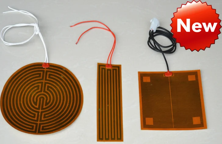 12V 24V 24V  Electric flexible  thin polyimide  PI Heating film heater