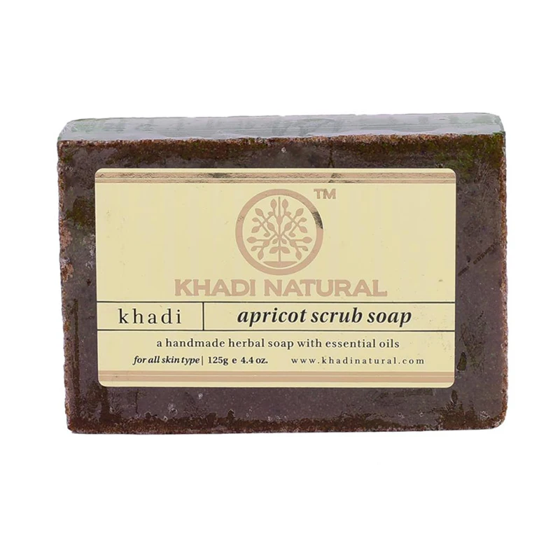 HANDMADE GLYCERINE APRICOT SCRUB SOAP WITH SWEET ALMOND OIL