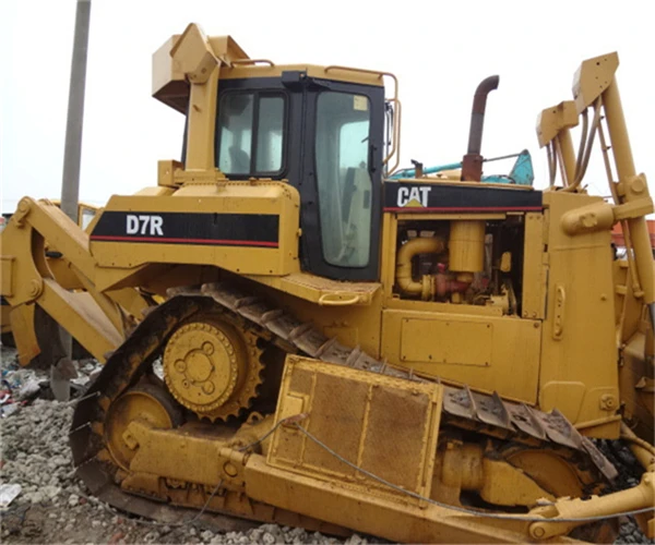 Used CAT D7R Bulldozer With Ripper, Cat D7 Dozer D7G D7H D7R Second hand bulldozer