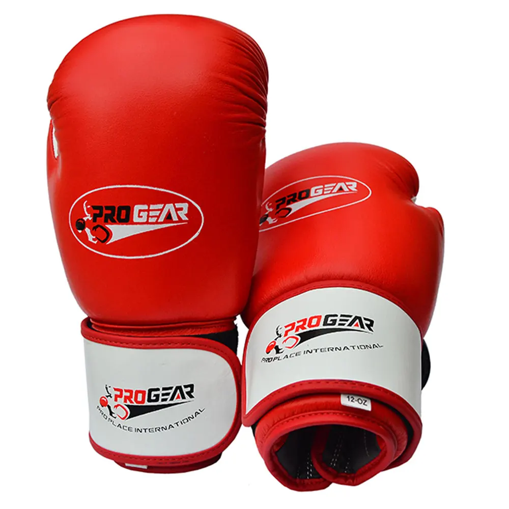  Pro Кожаный Тренировочные Перчатки Кикбоксинг перчатки ринга боксерские