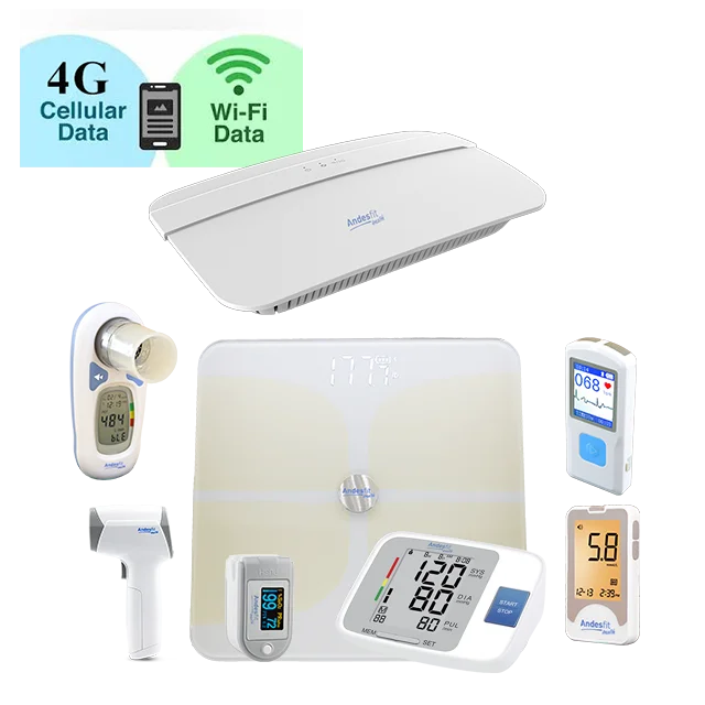 telemedicine Full kit Bluetooth  Blood Pressure Monitor   TeleHealth  WIFI IOT sphygmomanometer RPM Wireless  BLE Arm Type