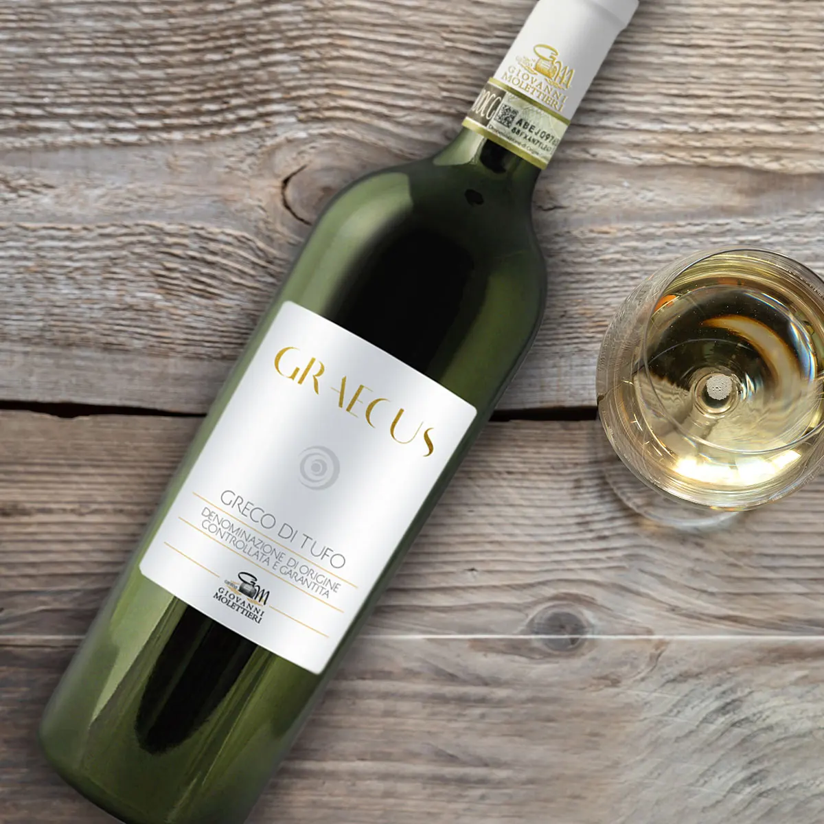 
Best Rank | OEM Italian | Yellow Wine GRAECUS greek Tuff Made in Italy Avellino 750 ml | for ship 