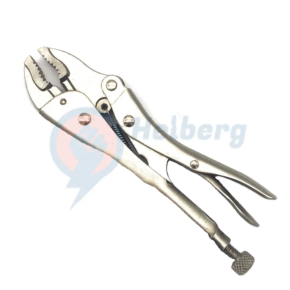 High Quality Multi Function Tools Vise Grip Curved Jaw Locking Pier Curved jaw vise grip locking pliers with soft h