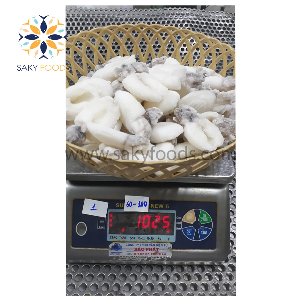Cuttlefish Frozen Squid From Vietnam A Grade RAW Vacuum Pack Packaging with 2 Years Shelf Life Natural Color