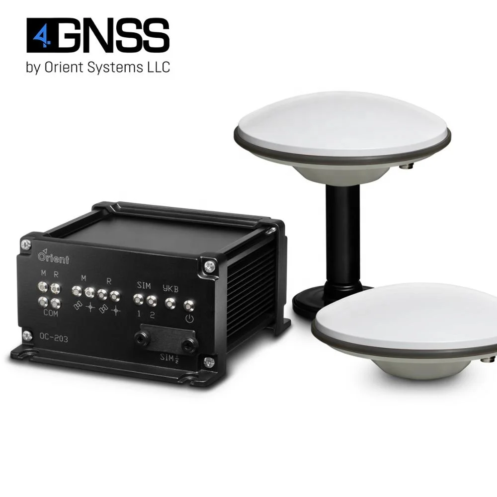 
Dual antenna high accuracy gnss sensor 4GNSS OS-203 receiver Heading RTK GPS 