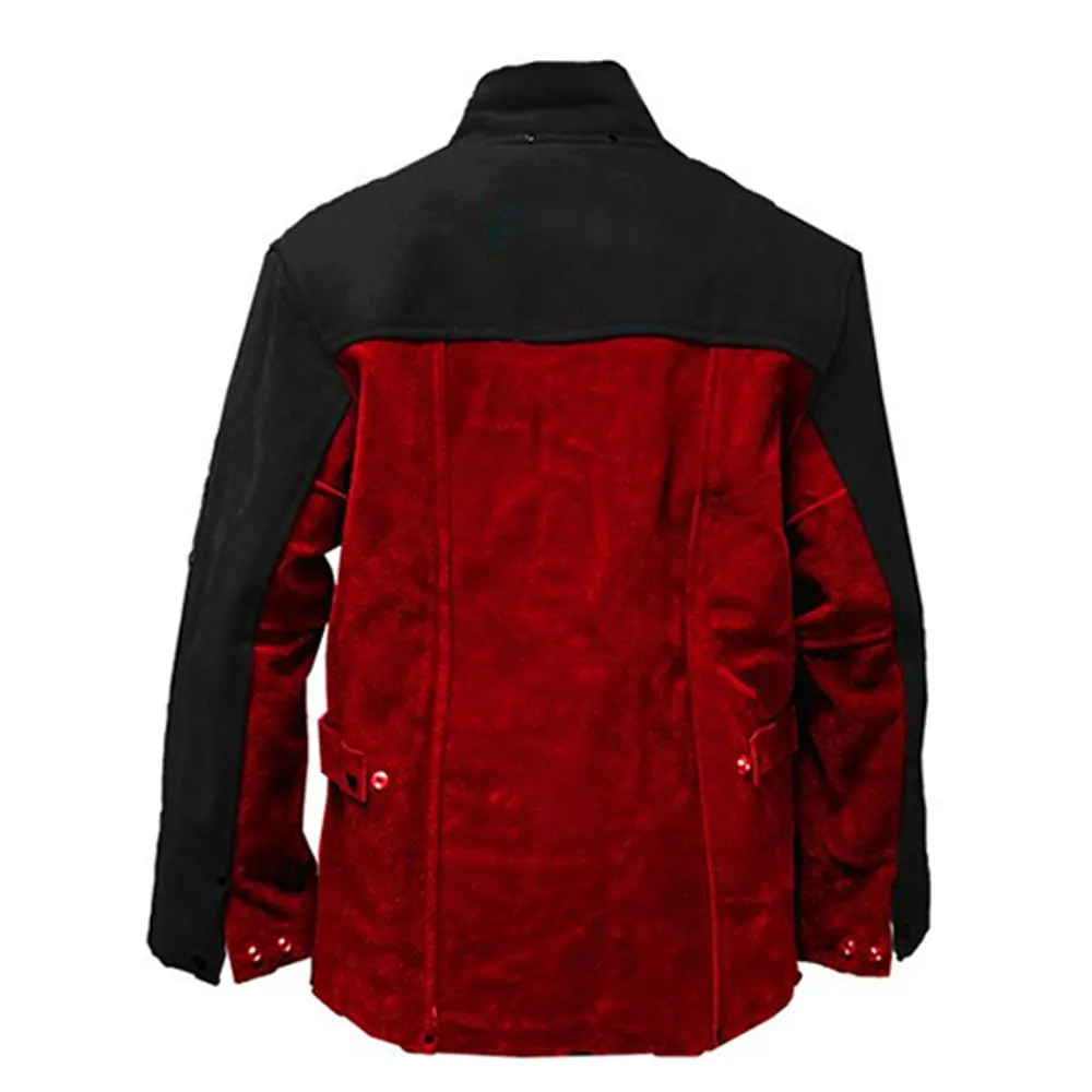 Cowhide leather Welding Jackets working clothing safety welder work clothes worker coats