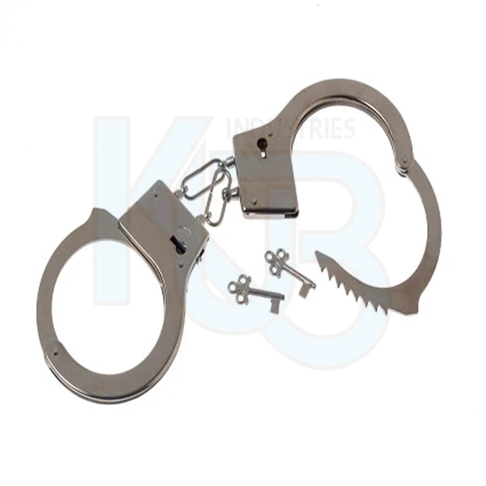 Профессиональные наручники стальные полицейские дешевые Металлические для безопасности