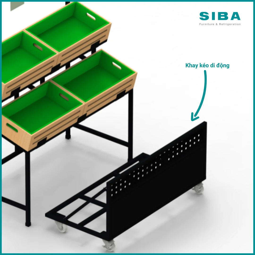 Best Price Counter Single-sided Metal Steel Supermarket Equipment Shelves Racks for Fruit Vegetable Promotion Display