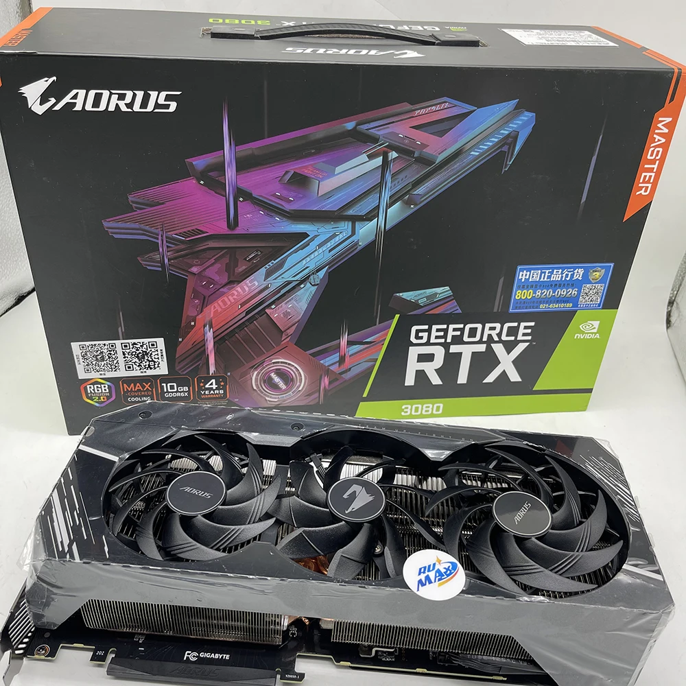 
Latest Aorus Master 3080 RTX 3080 EAGLE OC 10G RTX3080 Ti 3080 Graphics Card GPU 320bit 