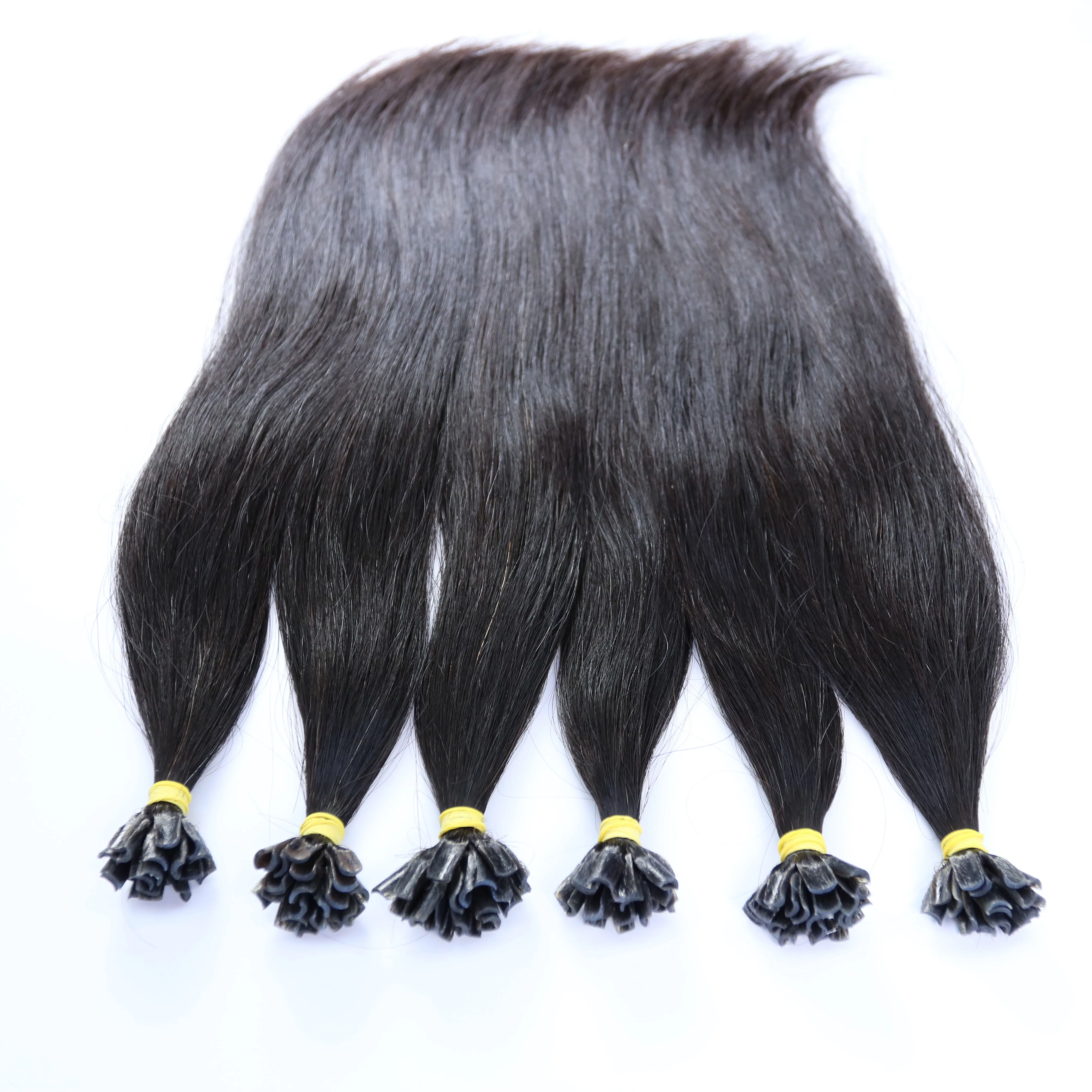 Cheap Wholesale Vietnamese Human Hair Extension U Tip Italy Keratin Prebonded raw cuticle aligned Hair Extensions