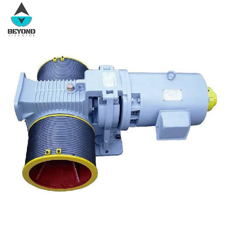 GT140WL elevator traction machine for home lift drum type/without counterweight elevator