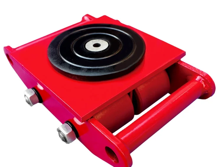 Machinery Mover, Industrial Dollies 15T Machinery Skate Dolly Roller Heavy Duty Mover with 9 Rollers CRA-15T-SW