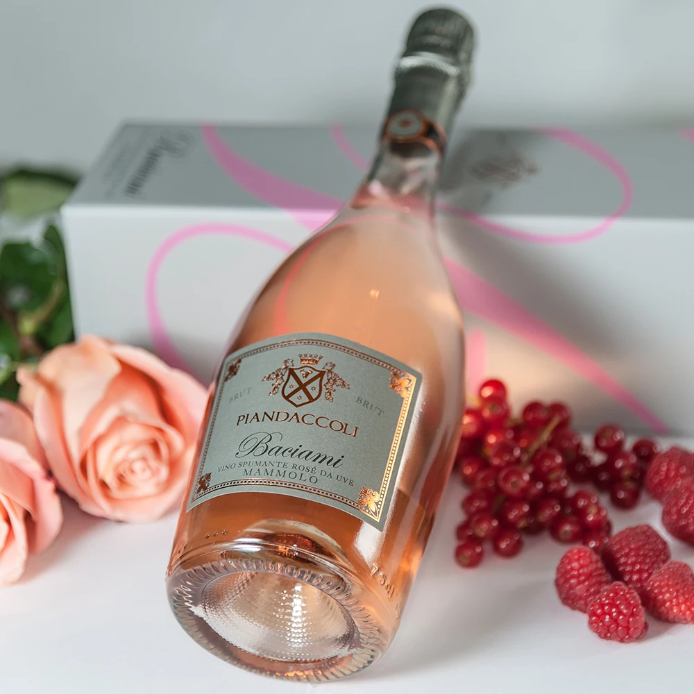  high quality sparkling wine BACIAMI Spumante Brut Rose tuscan grapes rare product magnum