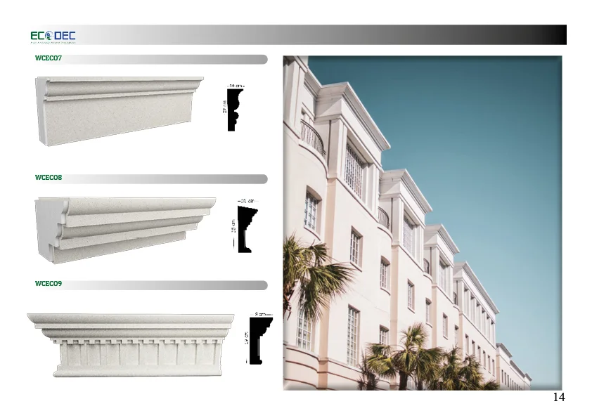 Window Cornice Exterior EPS Mouldings WCECO7