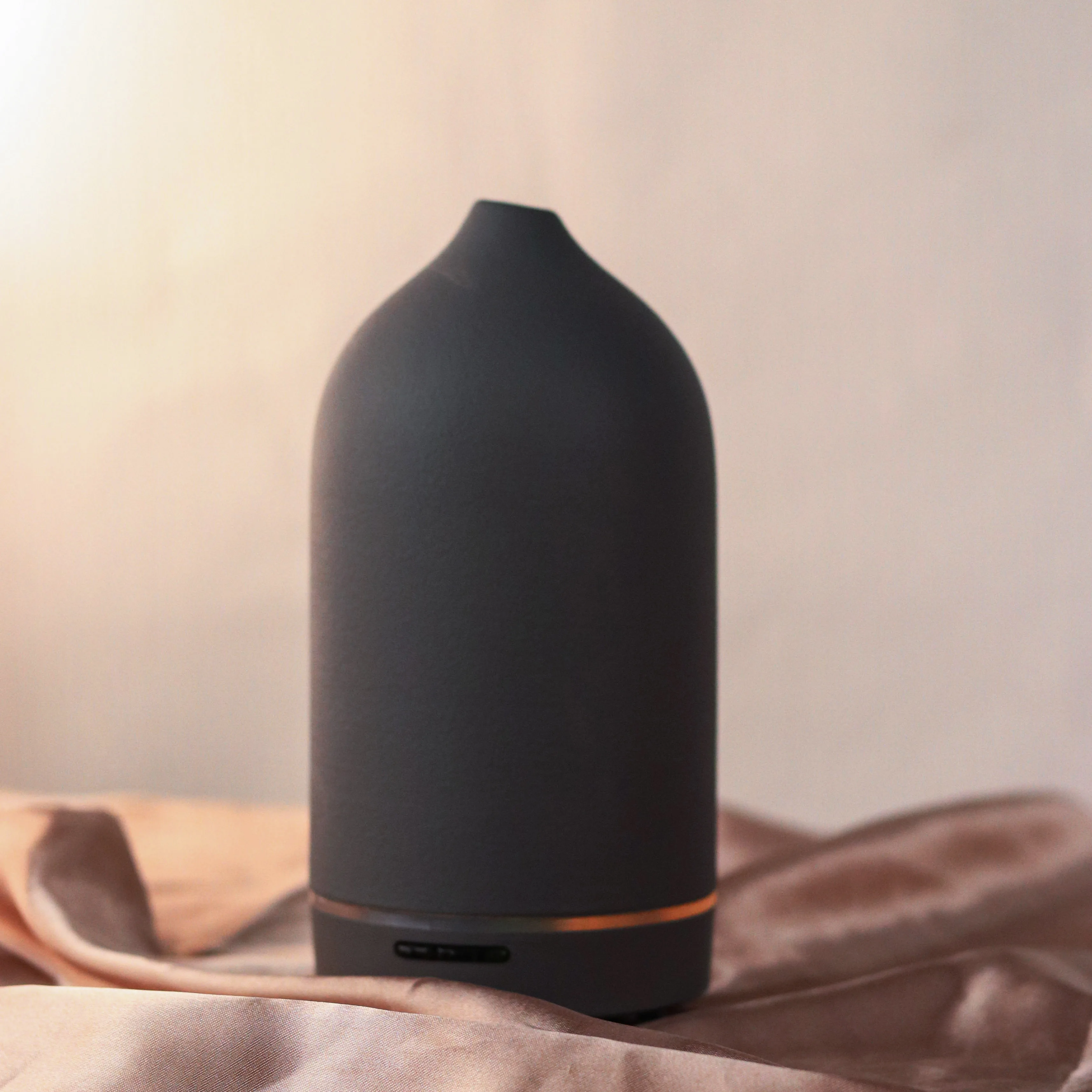 Wholesale 100ml Stone Diffuser Custom Logo Ultrasonic Atomizer Aromatherapy Essential Oil Diffuser Ceramic Humidifier