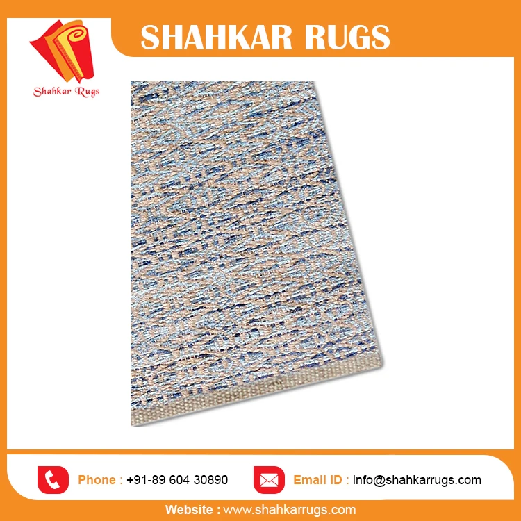 Luxury Flat Weave Natural Silk Dhurrie Indian Carpet High Quality Handmade Plush Rug for Bedroom Bathroom Kitchen Prayer Use