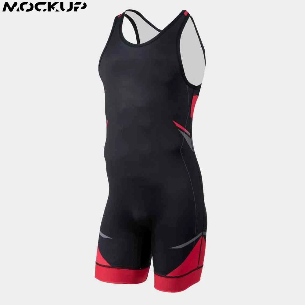 Wholesale weightlifting vest blank weightlifting suit wrestling singlet