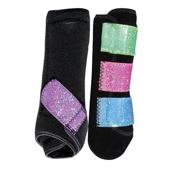 Horse Tendon Boots Perforated/ventilated Pu Leather Customized Accepted Pair Custom/any Size/Wholesale Factory Price Top Selling