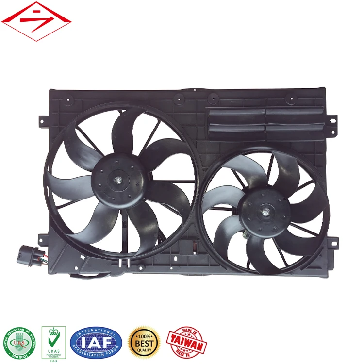 Автомобильный Охлаждающий радиатор, конденсаторный вентилятор двигателя 1K0 959 455 1K0 121 205 для VOLKSWAGEN GOLF JETTA