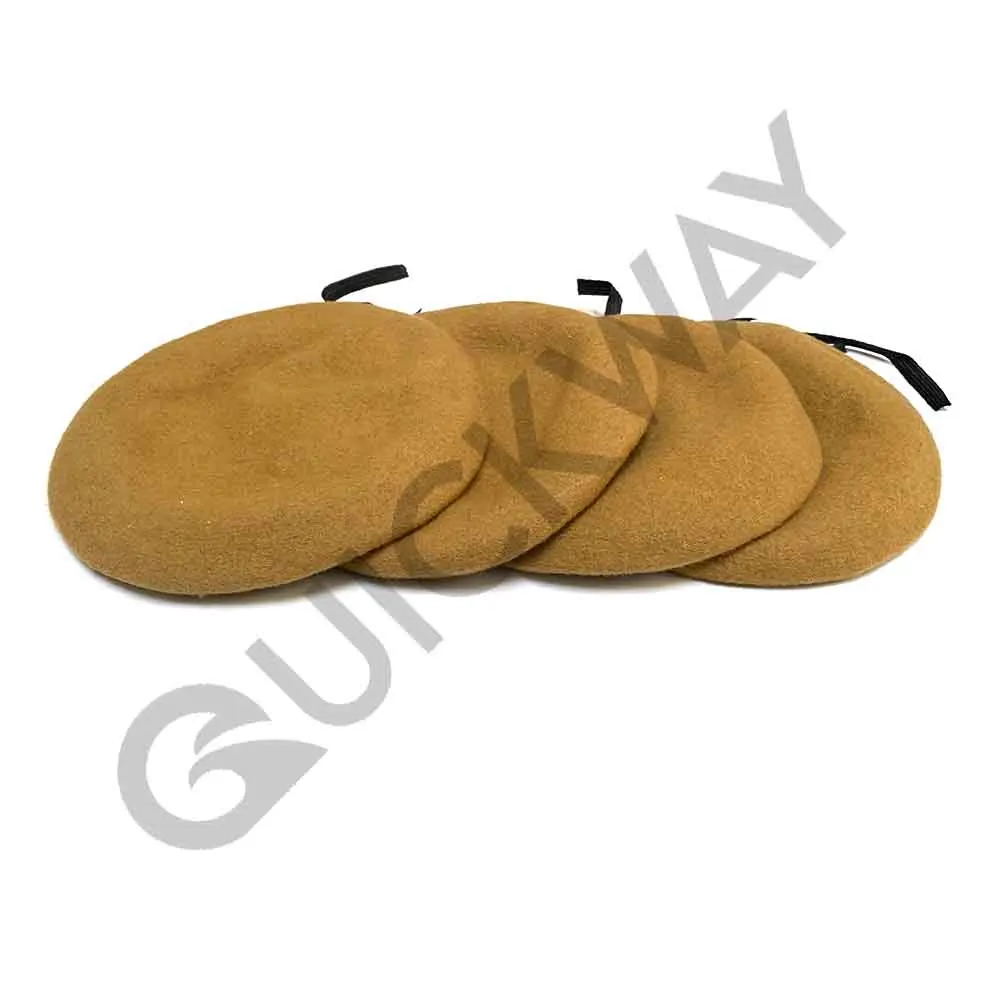 Высококачественные 2024 церемониальные шляпы-береты мужские шляпы с вышивкой | 100% шерстяные шляпы-берет