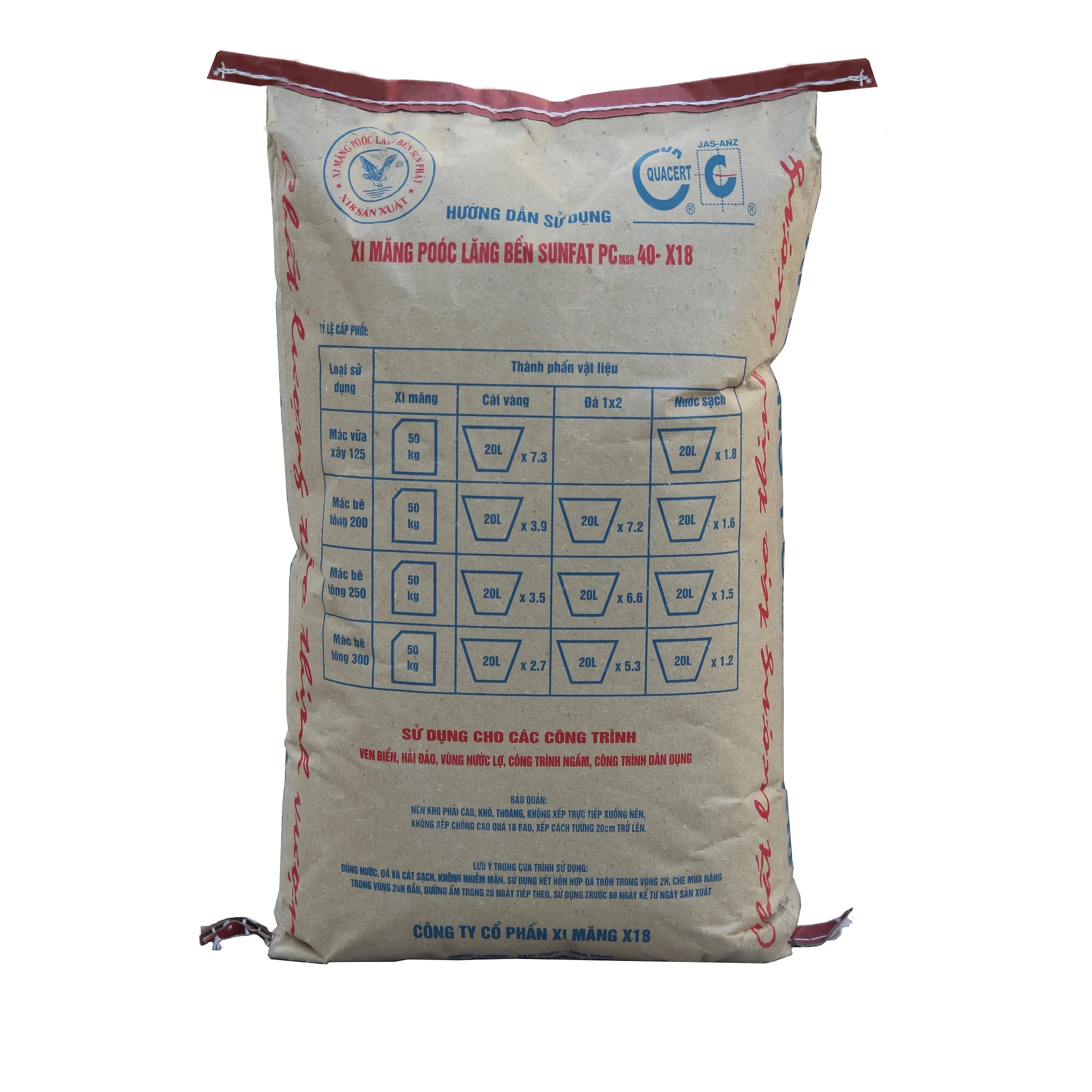 
High Quality Sulphate Resisting Portland Cement PCmsr40 Bulk Size Factory Price 