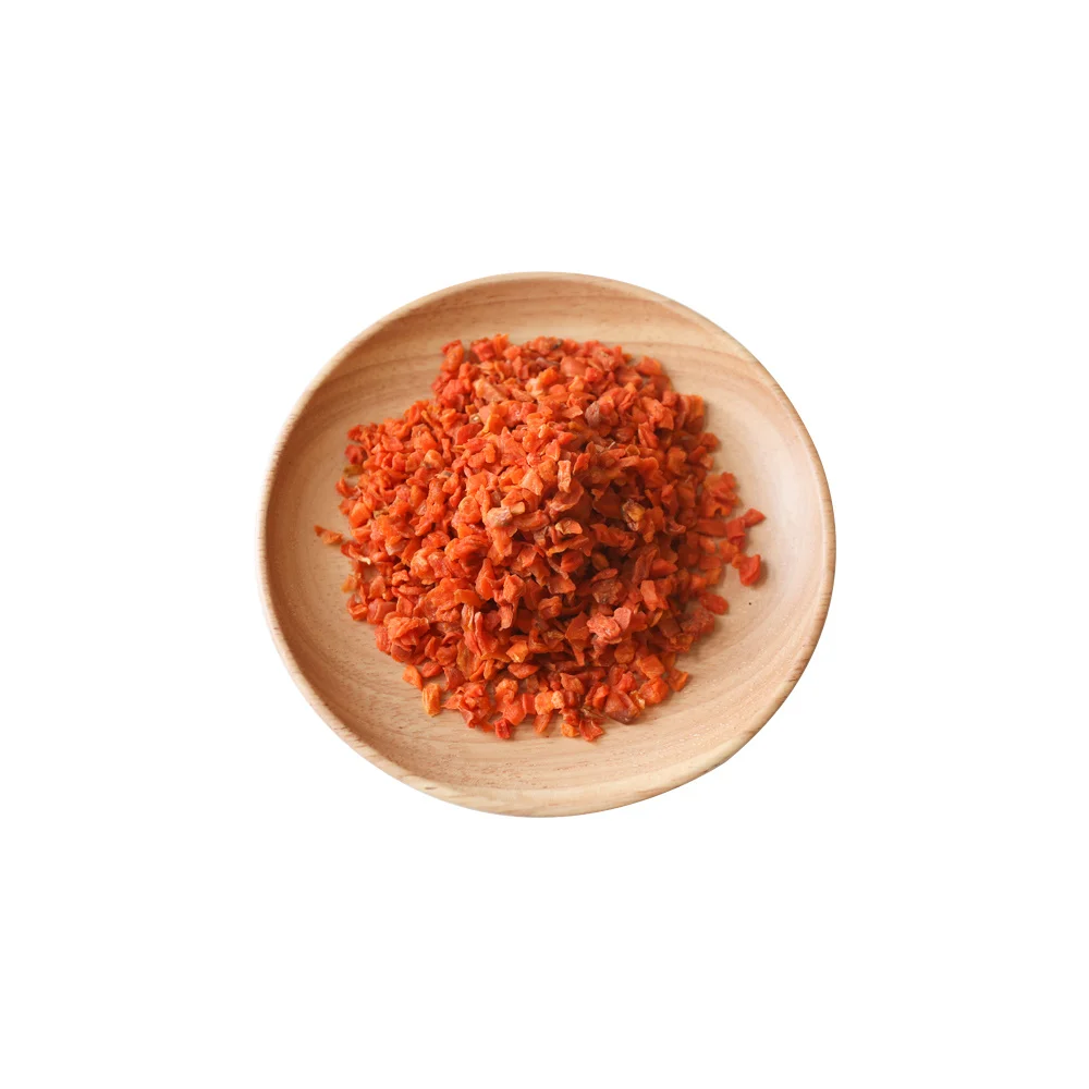 Dried bulk Wholesale Orange dehydrated shredded carrot granules
